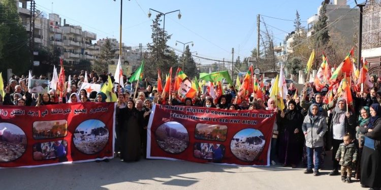 Li dijî êrîşa Dewleta Tirk ya li Kobanê çalakiyên gel û ciwanan ên li seranserê Rojava