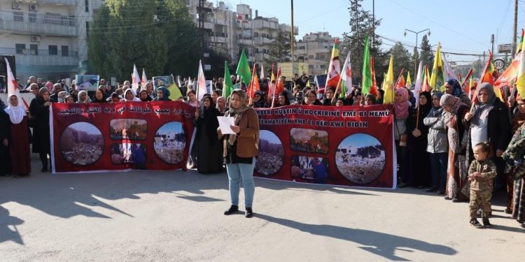 Li dijî êrîşa Dewleta Tirk ya li Kobanê çalakiyên gel û ciwanan ên li seranserê Rojava