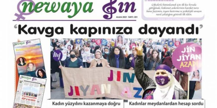 Manşêta Newaya Jin a hejmara nû: Pevçûn hat ber deriyê me