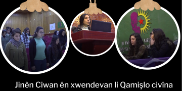 Jinên Ciwan ên xwendevan li Qamişlo civîna xwe ya salane li darxistin