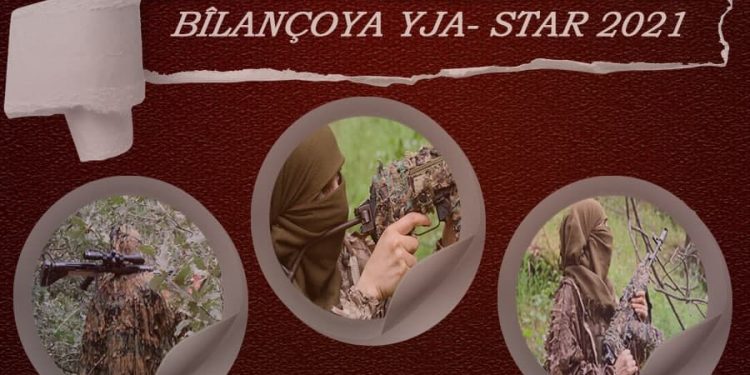 Bîlançoya 2021’an a YJA-Starê: 139 leşekerên dagirker hatin ceza kirin