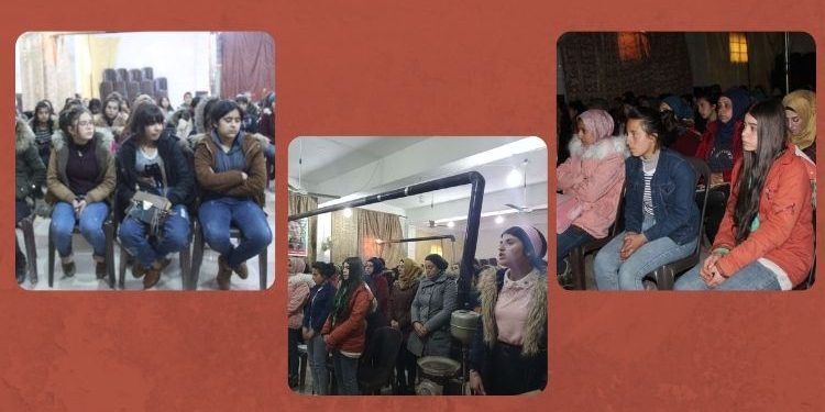 Yekîtiya jinên ciwan li Şehbayê komkujiya Parîsê bi bîranîn