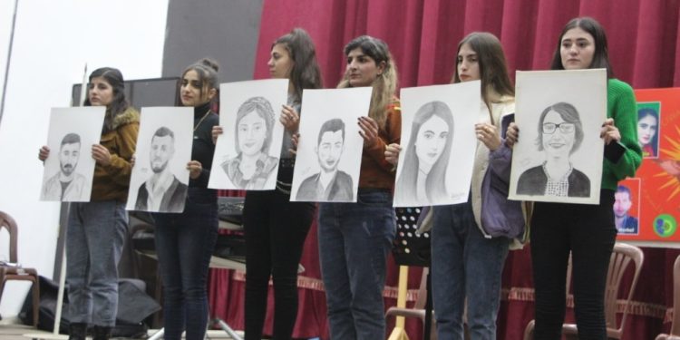 Ciwanên Şoreşger 6 şehîdên Kobanê bi bîr anî