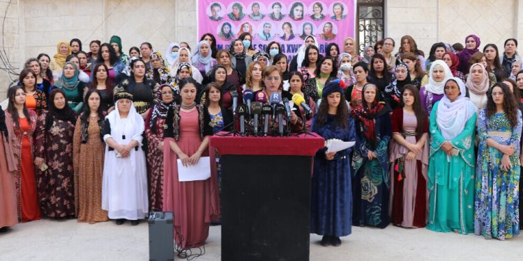 Jinên Rojavayî bernameya xwe ya 8’ê Adarê eşkere kirin