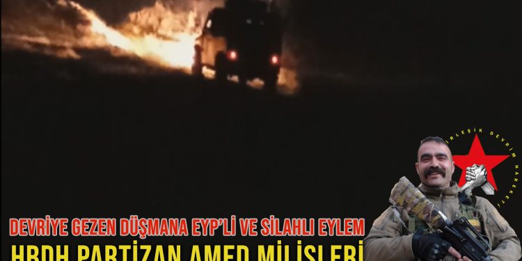 Milîsên HBDH’ê yên Partîzan Amed li dijî wesayîta zirxî çalakiyeke çekdarî pêk anîn