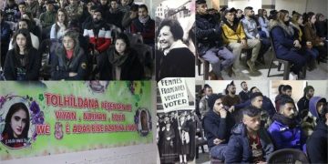 Tevgera Jinên Ciwan a Helebê, ji bo 8’ê Adarê li qadanin