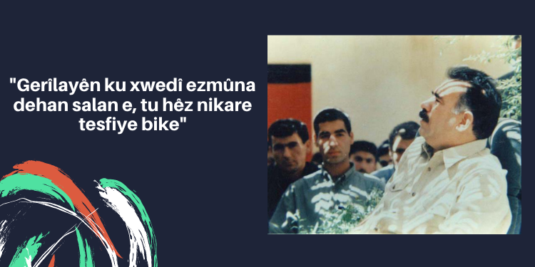 “Gerîlayên ku xwedî ezmûna dehan salan e, tu hêz nikare tesfiye bike”
