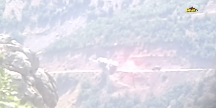 Gerîla TV çalakiya sabotajê ya ku 8 dagirker hatin cezakirin weşand