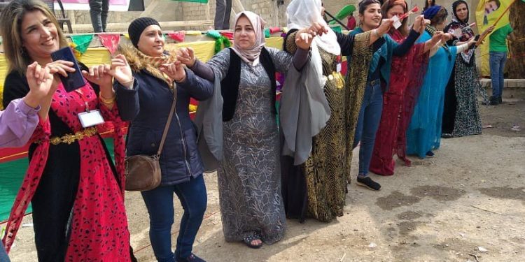 Ev der Şam e – Jinên Kurd li her derê çalakiyên 8’ê Adarê de ne