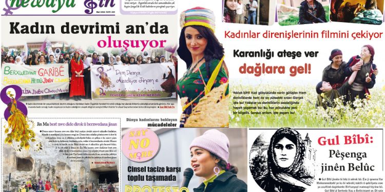 Hejmara nû ya Newaya Jinê bi manşeta ‘Şoreşa jinê di kêliyê de pêk tê’ derket