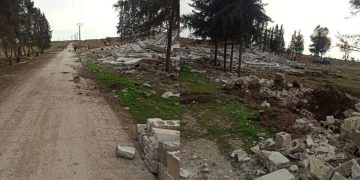 Li Serêkaniyê zêdetirî 9 malan ji aliyê dewleta Tirk ve hate hilweşandin