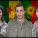 HPG’ê nasnameya 3 gerîlayên di êrîşa hewayî de şehîd bûn eşkere kir