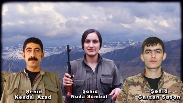 HPG’ê 3 gerîlayên li Herekolê şehîd bûn bi bîr anî