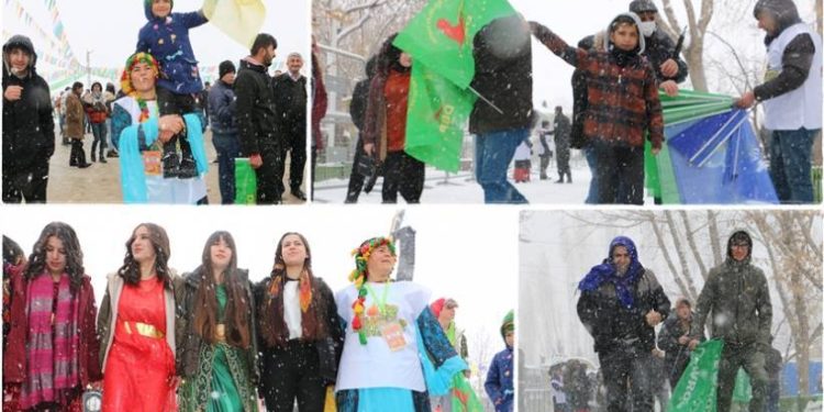 Gelê Wanê ber bi qada Newrozê ve diherikin