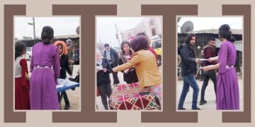 Yekîtiya Jinên Ciwan a herêma Efrîn pêşwaziya 8’ê Adarê kirin