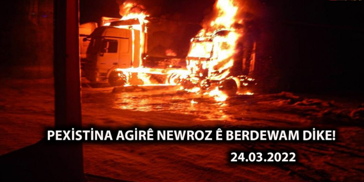 LEZGÎN – Zarokên Agirî li 5 bajaran agirê tolhildanê bilind kirin