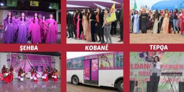 Li Bakur û Rojhilatê Sûriyê, jinên ciwan 8’ê Adarê pîroz dikin