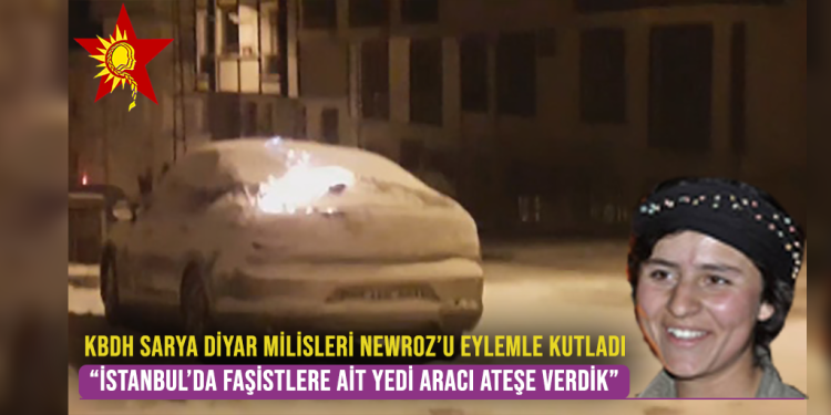 KBDH’ê li Stenbolê 7 wesayîtên faşîstan şewitandine