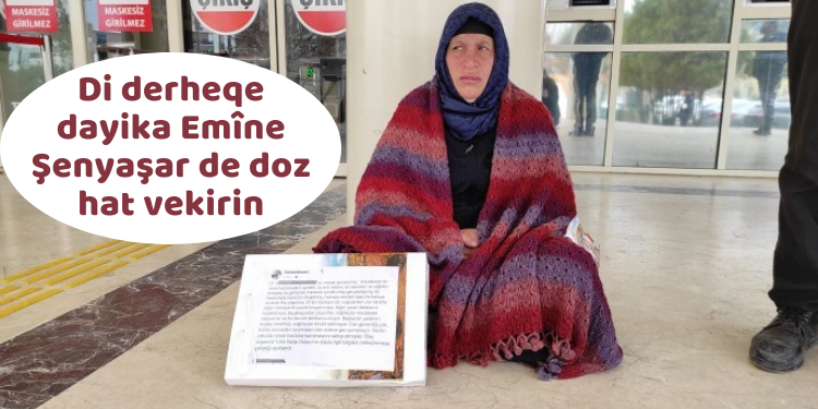 Di derheqe dayika Emîne Şenyaşar de doz hat vekirin