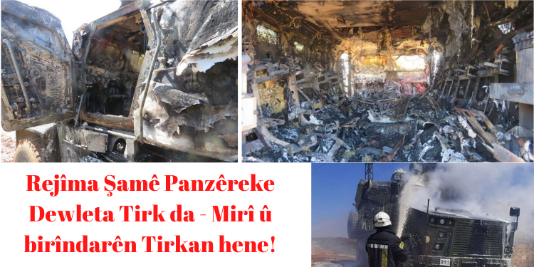 Rejîma Şamê Panzêreke Dewleta Tirk da – Mirî û birîndarên Tirkan hene!