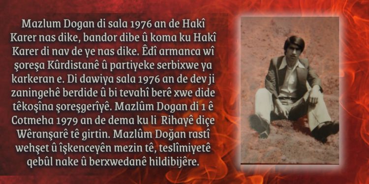 Şehîdên Newrozê ên ku heqîqeta agir geş kirine – Mezlûm Dogan