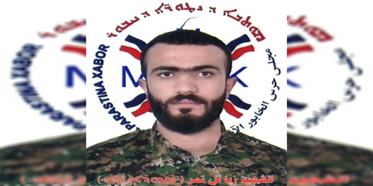 QSD nasnameya şervanê Hêzên Parastina Xabûrê Şehîd Zeya Til Temir ragihand