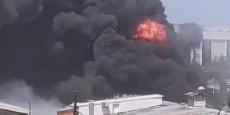 Li Stenbolê teqînek mezin çêbû