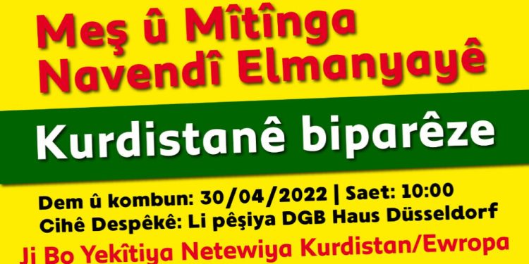 Partî û saziyên Kurdistanî banga tevlêbûnê ji bo meşa li dijî dagirkeriyê kirin