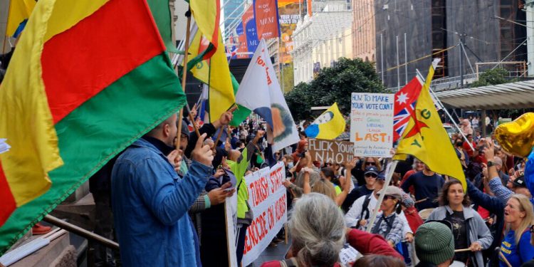 Li welatên cuda dagirkerî bi her şêwazê tê protest kirin