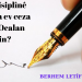 Cezayê disiplînê çiye û çima ev ceza li Rêber Ocalan dibirin?