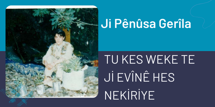 TU KES WEKE TE Jİ EVÎNÊ HES NEKİRİYE