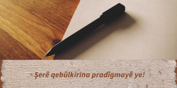 Şerê qebûlkirina pradîgmayê ye!