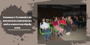 Ciwanan li Tiltemirê ji bo mezinkirina berxwedana gerîla sinevizyon pêşkêş kirin