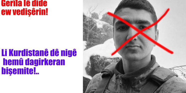 Lingê leşkerekî dîsa şimitî – Vê carê avê de xeniqî ye!