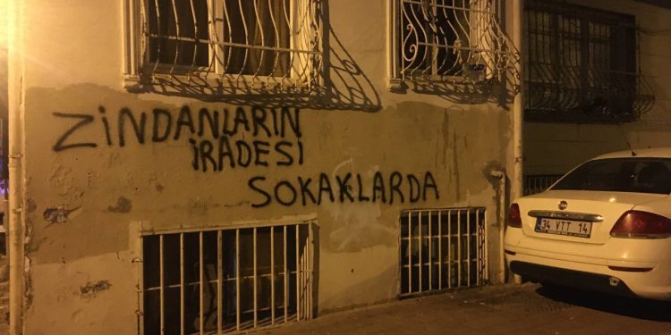 Li dijî îşkenceyên zindanan li Stenbol û Wanê çalakiya nivîsandinê ya Ciwanên Welatparêz