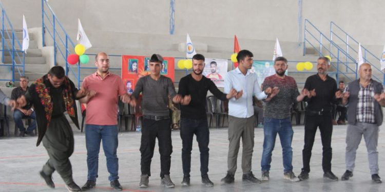 Desteya Ciwan û Werzîşê li Kobanê hola werzîşê ya bi navê şehîd Mesûd Îbrahîm vekir