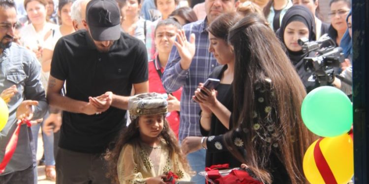 Desteya Ciwan û Werzîşê li Kobanê hola werzîşê ya bi navê şehîd Mesûd Îbrahîm vekir