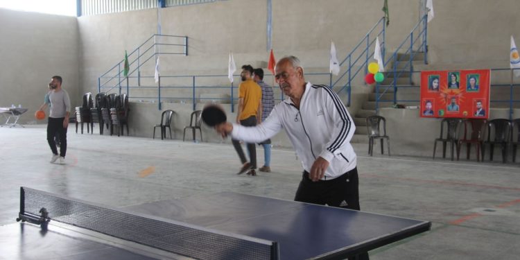 Desteya Ciwan û Werzîşê li Kobanê hola werzîşê ya bi navê şehîd Mesûd Îbrahîm vekir