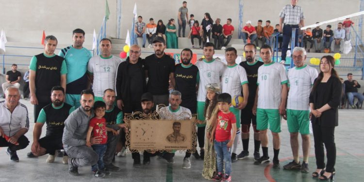 Desteya Ciwan û Werzîşê li Kobanê hola werzîşê ya bi navê şehîd Mesûd Îbrahîm vekir