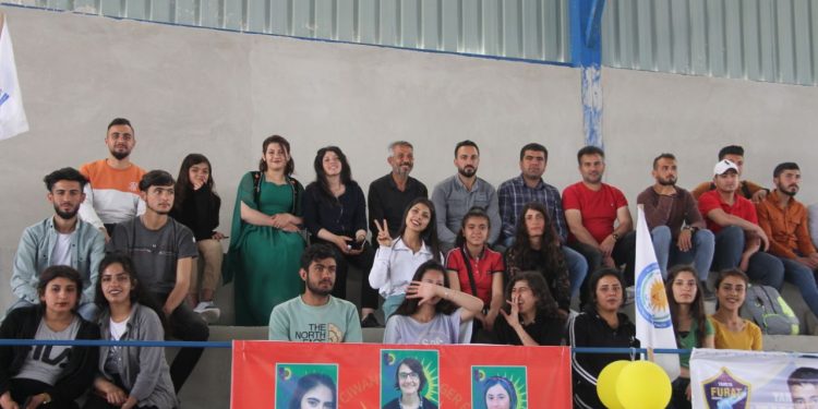 Desteya Ciwan û Werzîşê li Kobanê hola werzîşê ya bi navê şehîd Mesûd Îbrahîm vekir