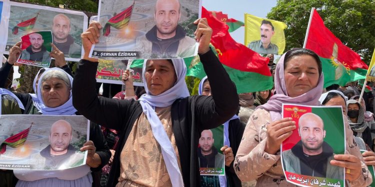 Şehîd Şervan Êzîdxan îro li Şengalê hate oxir kirin