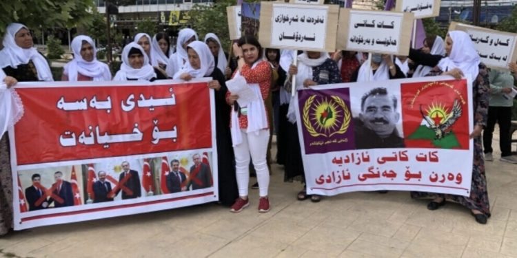 Jinên Ranyayê li dijî xiyanet û hevkariyê li daketin qadan