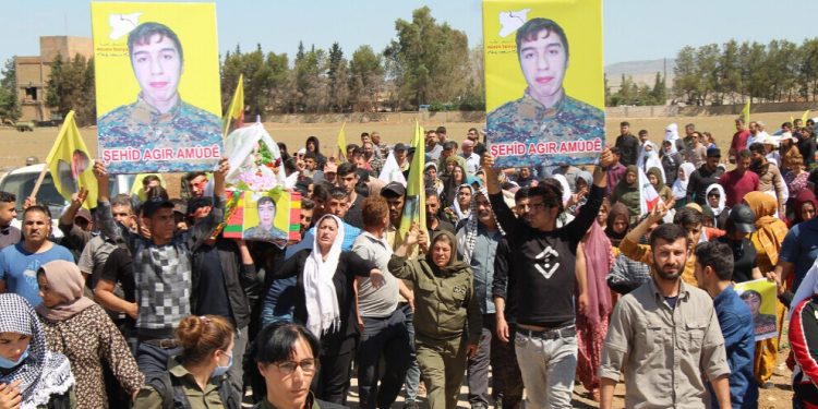 Li Amûdê şehîd Agir Amûdê hate oxirkirin