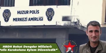 Milîsên Rohat Dengdar ên HBDH‘ê li Amedê li dijî qereqoleke polîsan çalakiyek li dar xistin