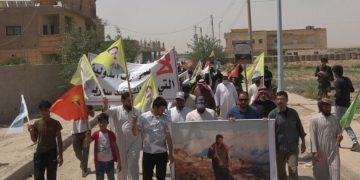 Êrîşên dagirkeriyê yên dewleta Tirk li Dêrazorê hate şermezar kirin