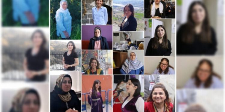 Li Êlihê hejmara jinên ku hatine destgîrkirin bû 15