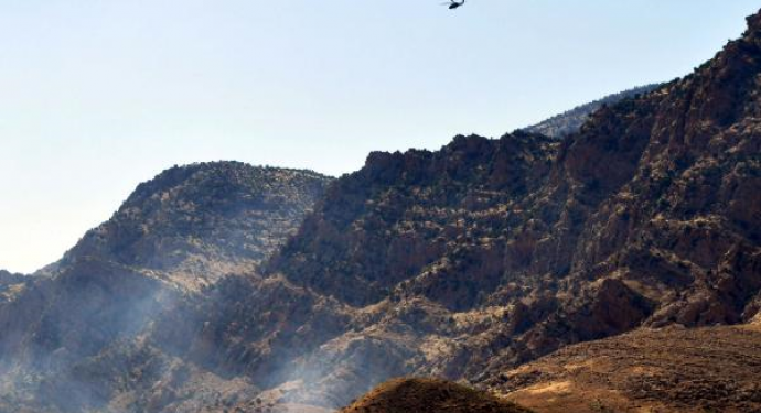 Êrîşên ku li çiyayên Cûdî hatibû destpêkirin, bi liv û tevgera hewayî berdewam e