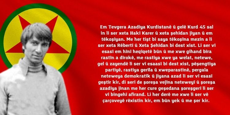 PKK: Di her demê de û li her derê Artêşa Şehîdan ferman da me