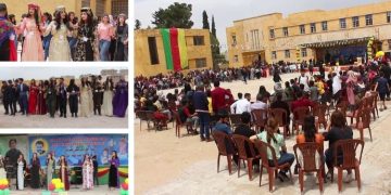 Li Kobanê Cejna Zimanê Kurdî bi coşek mezin hat pîrozkirin