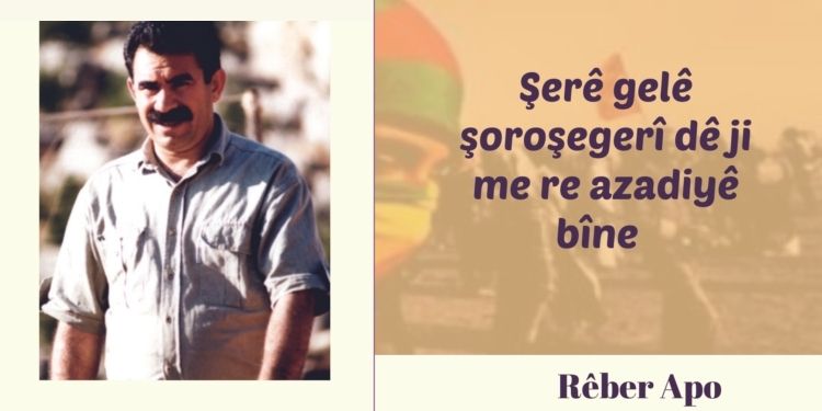 ŞERÊ GELÊ ŞOREŞGERÎ DÊ JI ME RE AZADIYÊ BÎNE